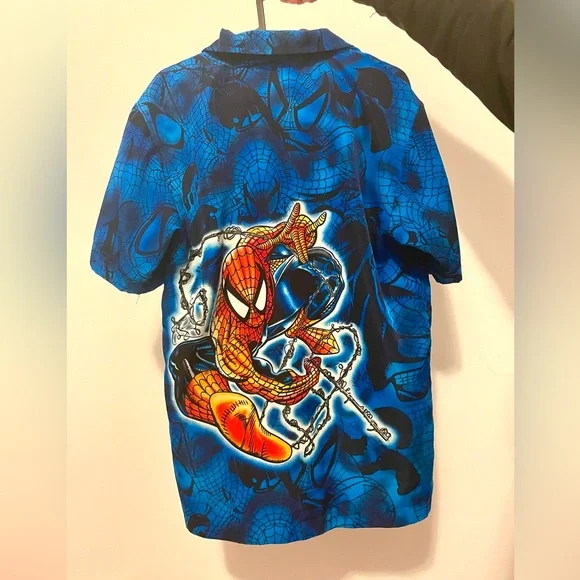 Spider-Man Button Up - Picture 2 of 2